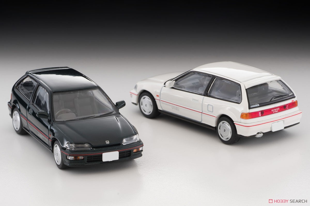 TLV-N182b Honda Civic SiR-II (White) (Diecast Car) Other picture1