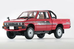 TLV-N43-26a ダットサン キングキャブ4WD (赤) (ミニカー)
