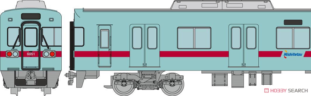 鉄道コレクション 西日本鉄道 6050形 更新車 6051編成 基本4両セット (基本4両セット) (鉄道模型) その他の画像1