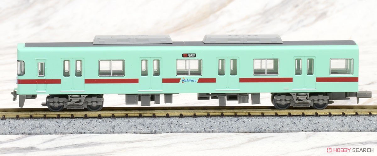 The Railway Collection Nishi-Nippon Railroad Type 6050 Renewaled Car Formation 6156 Additional Three Car Set (Add-On 3-Car Set) (Model Train) Item picture1