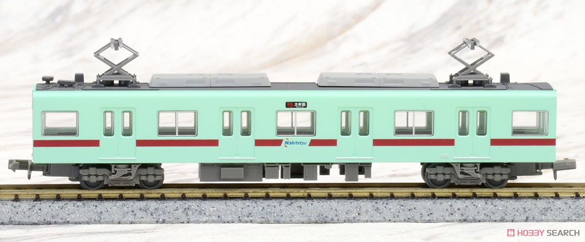 The Railway Collection Nishi-Nippon Railroad Type 6050 Renewaled Car Formation 6156 Additional Three Car Set (Add-On 3-Car Set) (Model Train) Item picture4