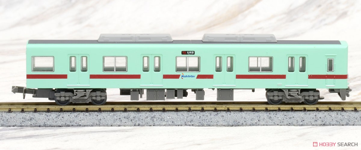 The Railway Collection Nishi-Nippon Railroad Type 6050 Renewaled Car Formation 6156 Additional Three Car Set (Add-On 3-Car Set) (Model Train) Item picture5