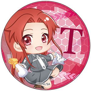 Sword Art Online Alicization Pop-up Character Glitter Can Badge Tiese (Anime Toy)