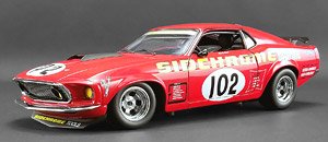 #102 SIDCHROME 1969 FORD BOSS 302 TRANS AM MUSTANG (ミニカー)