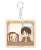 Rascal x Attack on Titan in the World Famous Acrylic Key Ring [A] (Anime Toy) Item picture1