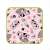 Natsume Yujincho Kirie Series Gauze Mini Towel Triple Nyanko-sensei A Pink (Anime Toy) Item picture1