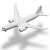 Geocraper Component Unit Airplane Peaces -White Ver.- (Set of 5) (Display) Item picture2