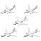 Geocraper Component Unit Airplane Pieces -White Ver.- (Set of 5) (Display) 商品画像1 Thumbnail