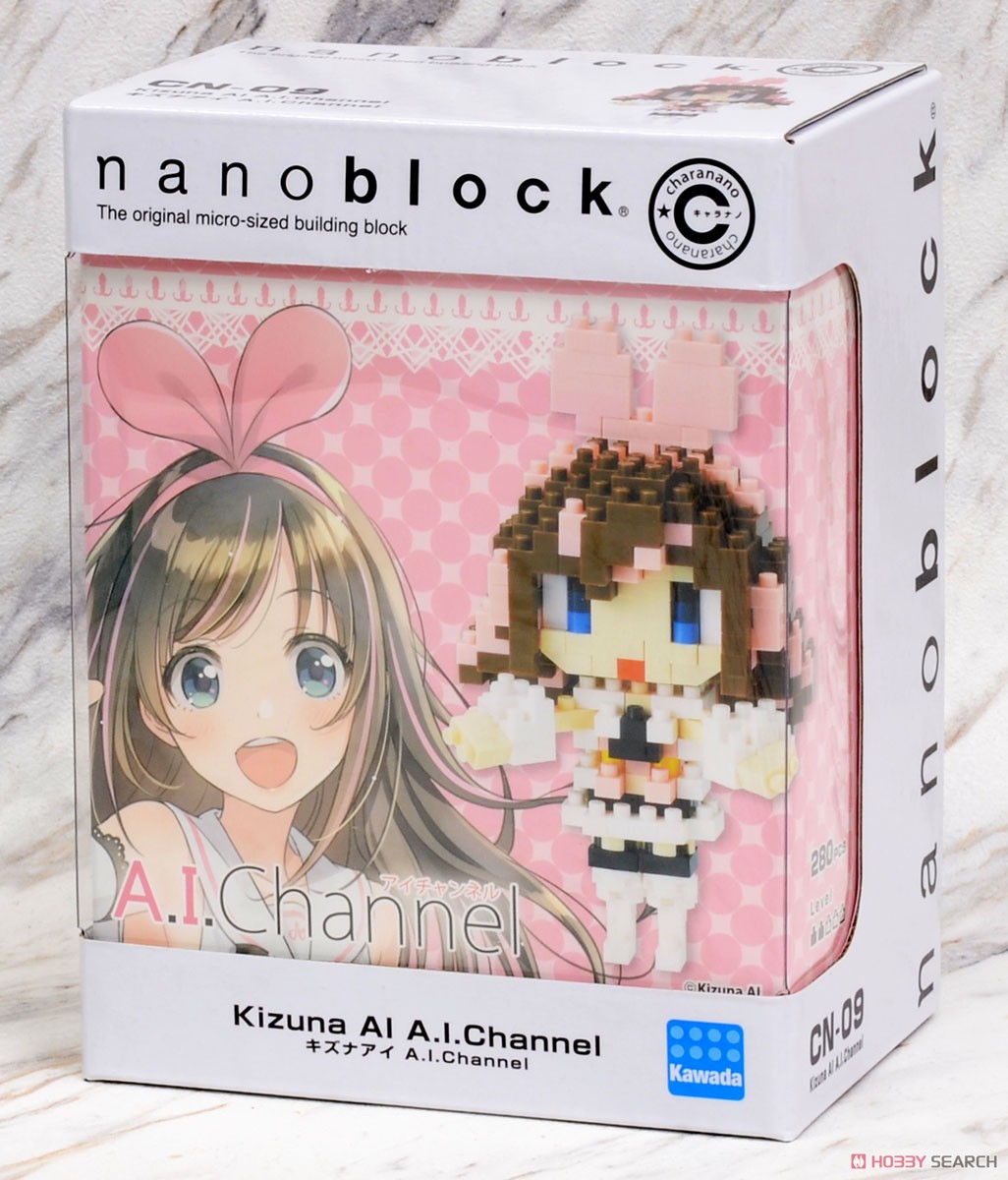 nanoblock キャラナノ キズナアイ A.I.Channel (ブロック) パッケージ1