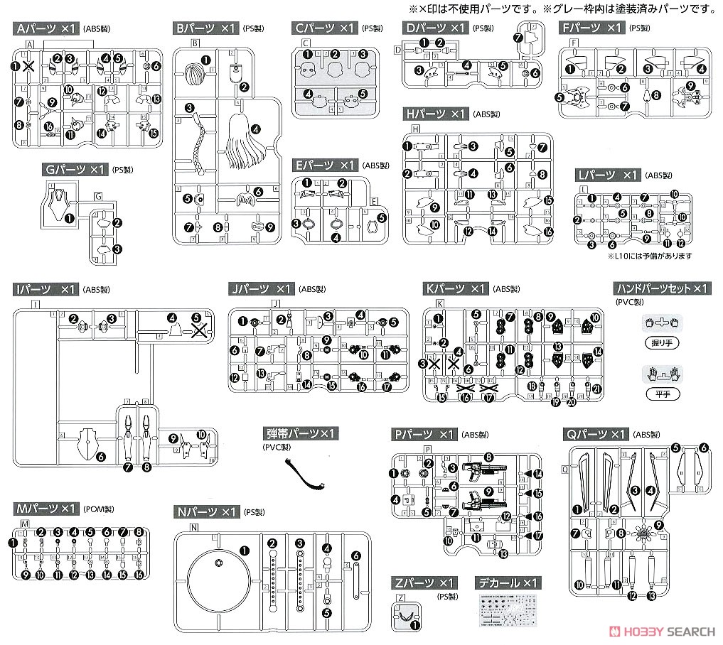 MODEROID Ariel with Flight Unit (Plastic model) Assembly guide6