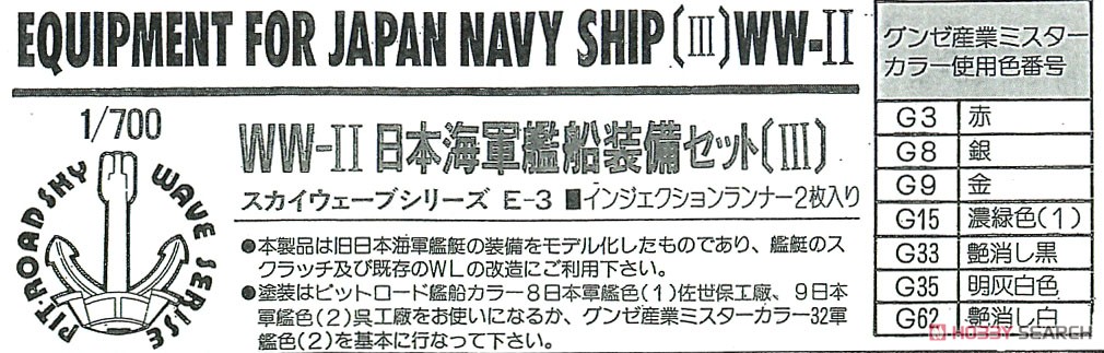 WWII 日本海軍艦船装備セット III 真ちゅう製35.6cm砲身×8本付き (プラモデル) 塗装1