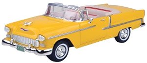1955 Chevy Bel Air (Convertible) (Yellow) (ミニカー)