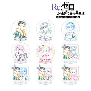 Re:Zero -Starting Life in Another World- Memory Snow Trading Ani-Art Acrylic Stand (Set of 9) (Anime Toy)