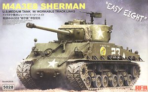 M4A3E8 シャーマン中戦車 「イージーエイト」 w/可動式履帯 (プラモデル)