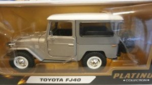 Toyota FJ40 (Silver) (Diecast Car)