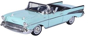 1957 Chevy Bel Air (Convertible) Green (ミニカー)