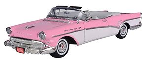 1957 Buick Roadmaster Pink/White (ミニカー)