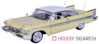 1958 Plymouth Fury White/Light Yellow (ミニカー) 商品画像1