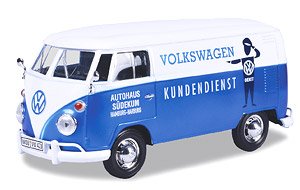 Volkswagen Type2 (T1) Delivery Van (kundendienst) (White/Blue) (Diecast Car)