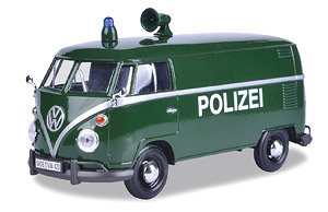 Volkswagen Type2 (T1) Delivery Van (Polizei) (Metallic Green) (ミニカー)