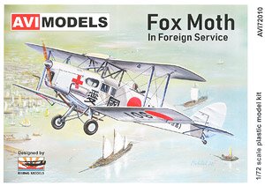 D.H.83 Fox Moth in Foreign Service (Plastic model)