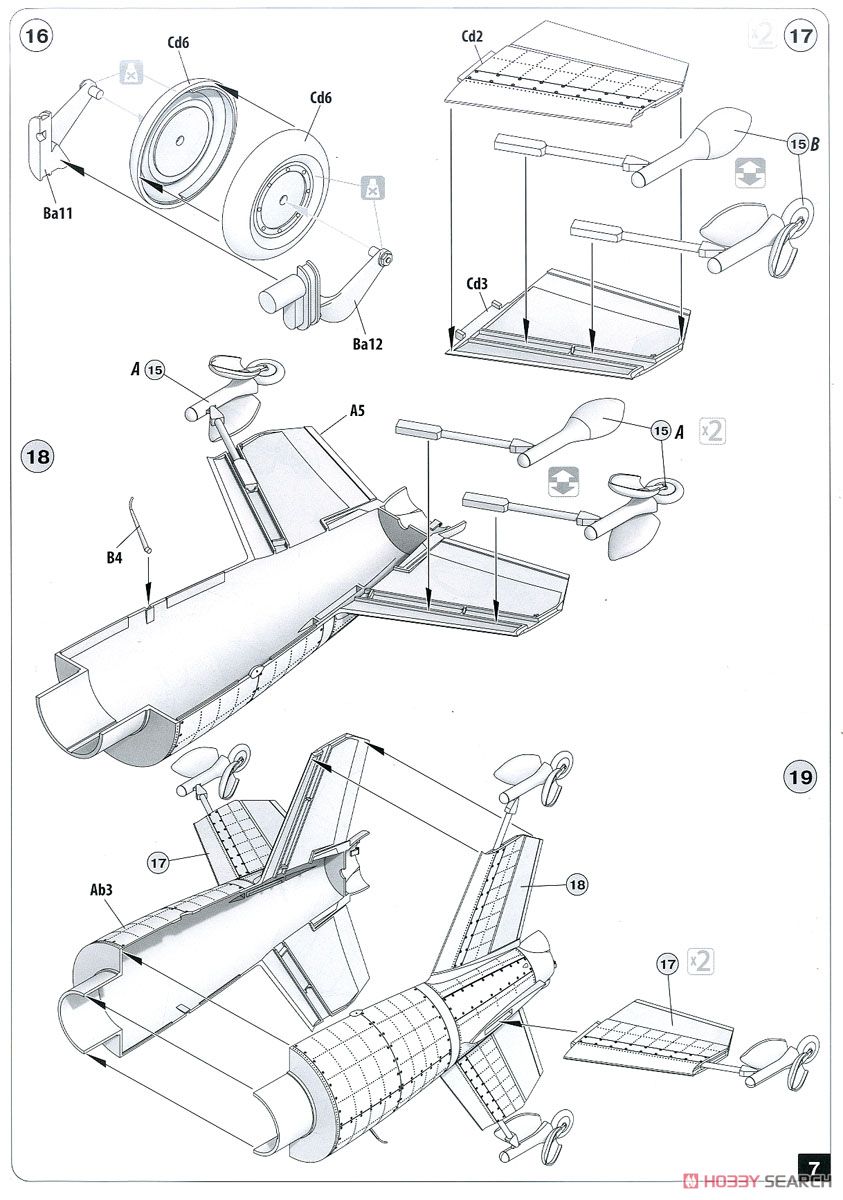 Focke Wulf Triebflugel Interceptor (Plastic model) Assembly guide4