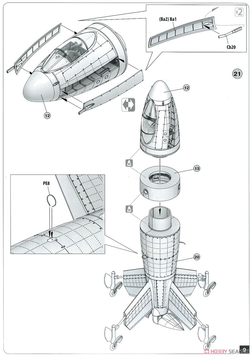 Focke Wulf Triebflugel Interceptor (Plastic model) Assembly guide6