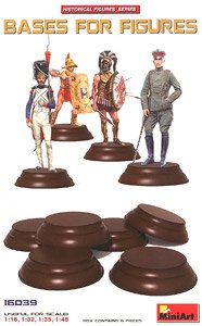 Bases for Figures (6 Pieces) (Plastic model)