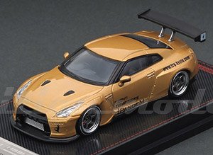 Pandem R35 GT-R Gold (Diecast Car)