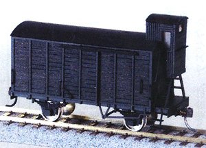 1/80(HO) Caboose Wagon FUWA30000 Kit (Unassembled Kit) (Model Train)