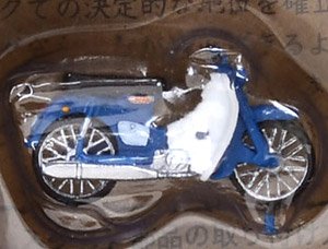 1/80 スーパーカブ (青) (ダブル) (塗装済み完成品) (鉄道模型)