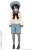 PNXS Border Knee-Socks B Set (Black x Off-white/Brown x Beige) (Fashion Doll) Other picture1