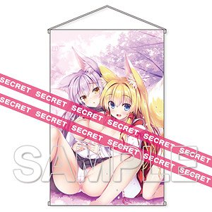 立羽描き下ろし 春のしおりちゃん・ことねちゃん X-RATEDタペストリー (キャラクターグッズ)