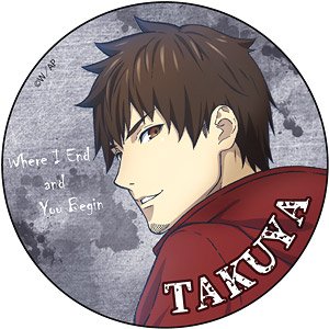 Afterlos Can Badge Takuya (Anime Toy)