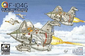 デフォルメ飛行機 F-104G 中華民国空軍 2機入 (プラモデル)