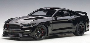 Ford Shelby GT350R (Black / Black Stripe) (Diecast Car)