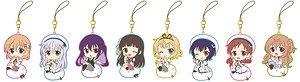 [Is the Order a Rabbit??] Rubber Strap Collection / Deremus Summer Ver. (Set of 8) (Anime Toy)
