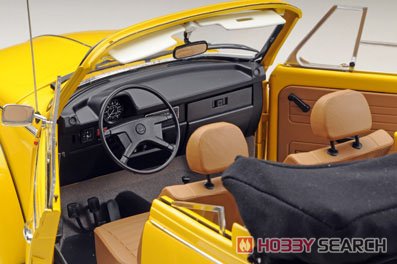VW ビートル コンバーチブル 1303 (イエロー) 組立キット (マルチマテリアルキット) 商品画像6
