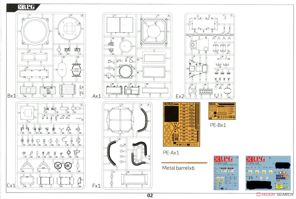 MK-15 Phalanx Close-In Weapon System (Plastic model) Assembly guide12