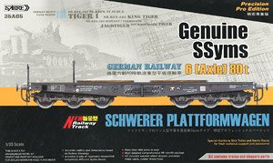 German Railway Schwerer Plattformwagen 6-Axle 80ton (Plastic model)