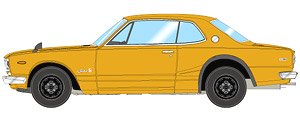 NISSAN SKYLINE 2000 GT-R (KPGC10) 1971 サファリゴールド (ミニカー)