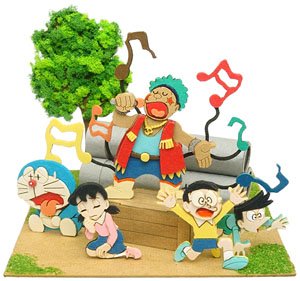 [Miniatuart] Doraemon Mini : Gian (Big G) Recital (Assemble kit) (Railway Related Items)