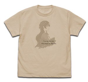 Bloom Into You Sayaka Saeki T-Shirts Light Beige S (Anime Toy)