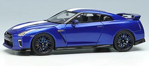 NISSAN GT-R 50th Anniversary ワンガンブルー (ホワイトストライプ) (ミニカー)