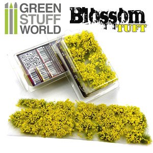 Blossom TUFTS - 6mm Self-Adhesive - Yellow Flowers (Material)