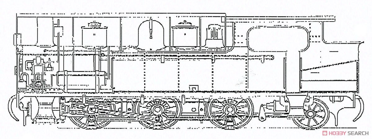 16番(HO) 蒸気機関車 B6 シリーズ ブラスキット 2650 辺渓 (組み立てキット) (鉄道模型) その他の画像1