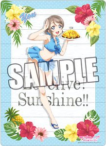 Love Live! Sunshine!! B5 Clear Sheet [You Watanabe] Summer Ver. (Anime Toy)