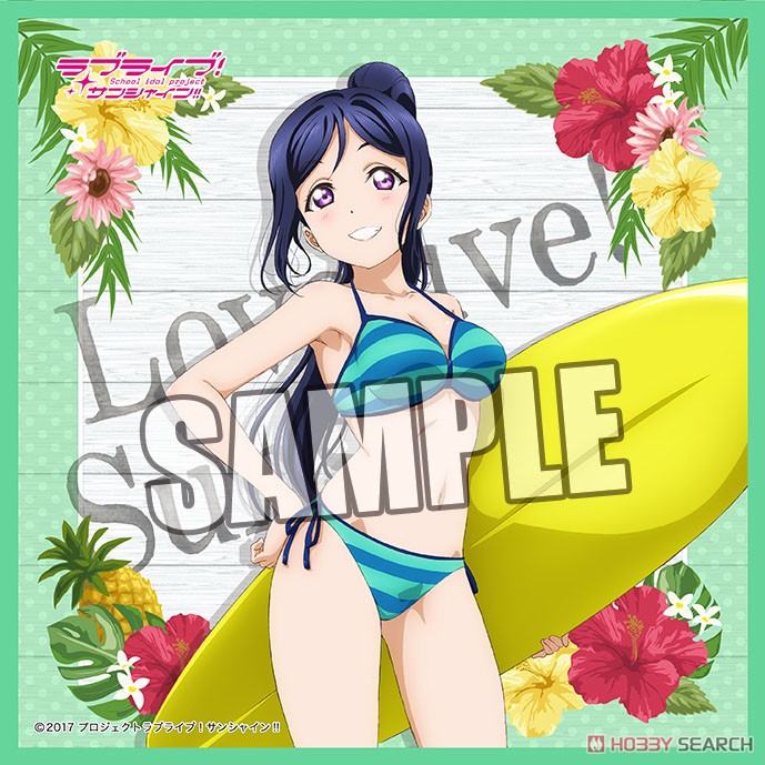 Love Live! Sunshine!! Microfiber Mini Towel [Kanan Matsuura] Summer Ver. (Anime Toy) Item picture1