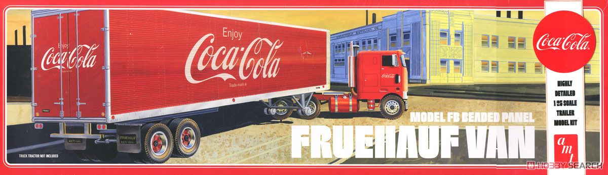 フルハーフ・ビーディッドバン セミトレーラー (コカ・コーラ) (プラモデル) パッケージ1