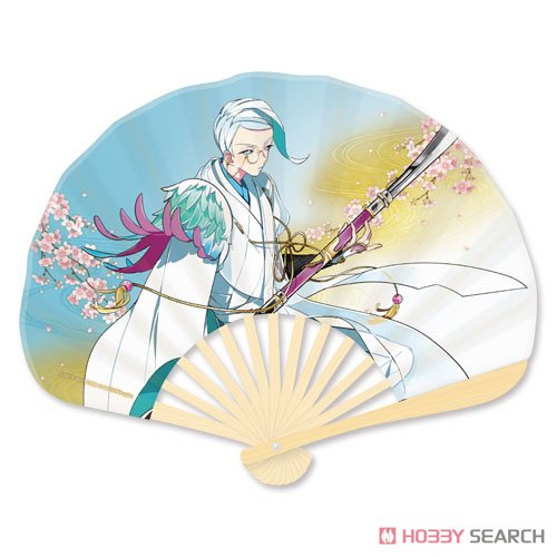 Touken Ranbu Folding Fan 63: Tomoegata Naginata (Anime Toy) Item picture1